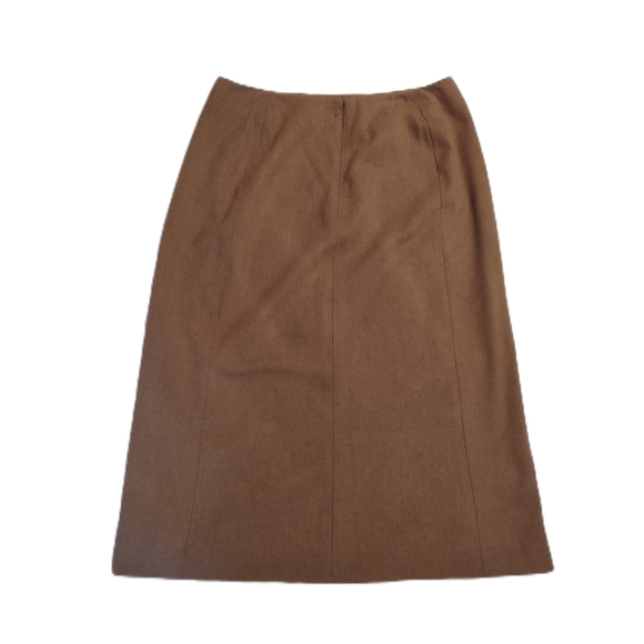 Ann Taylor Camel Colored Skirt Size 12 - Picture 3 of 7